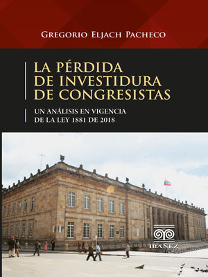 cover image of La pérdida de investidura de congresistas